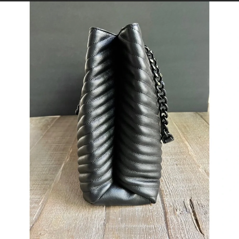 Rebecca Minkoff Black Quilted Tote - Picture 2 of 10